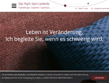Tablet Screenshot of praxis-lambrette.de